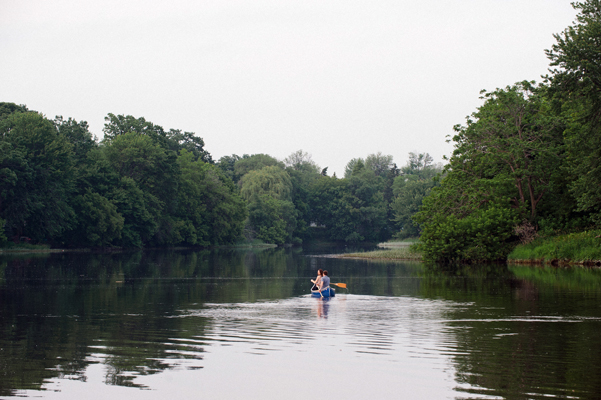 Ottawa Ontario engagement session canoe