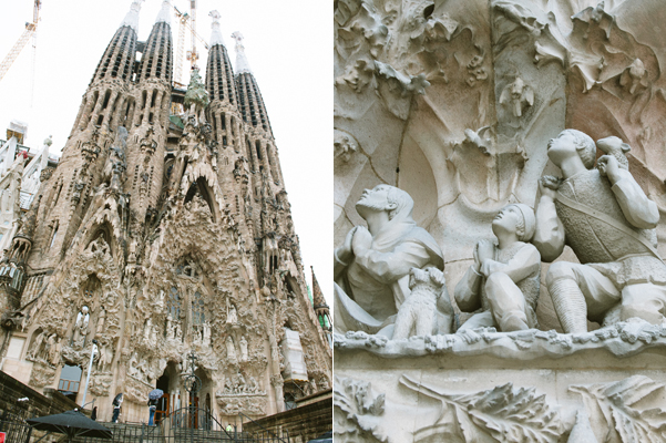 La Sagrada Familia Gaudi architecture Barcelona Spain