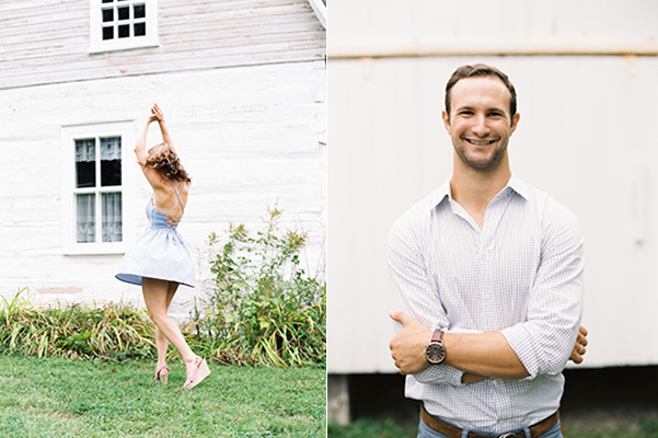Stephanie and Alex's Engagement Session at the Cumberland Museum